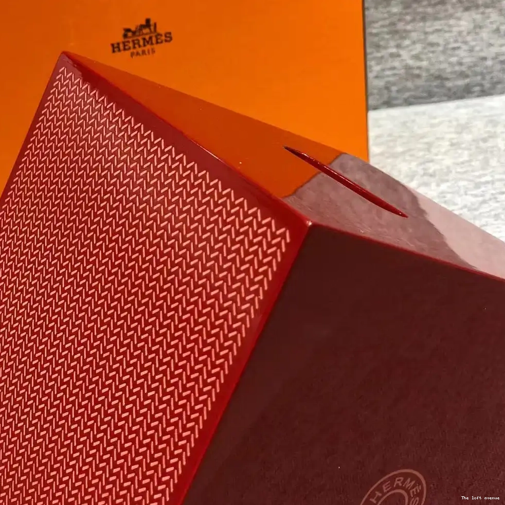 SQUARE HERMES KBOX TISSUE BOX 0516
